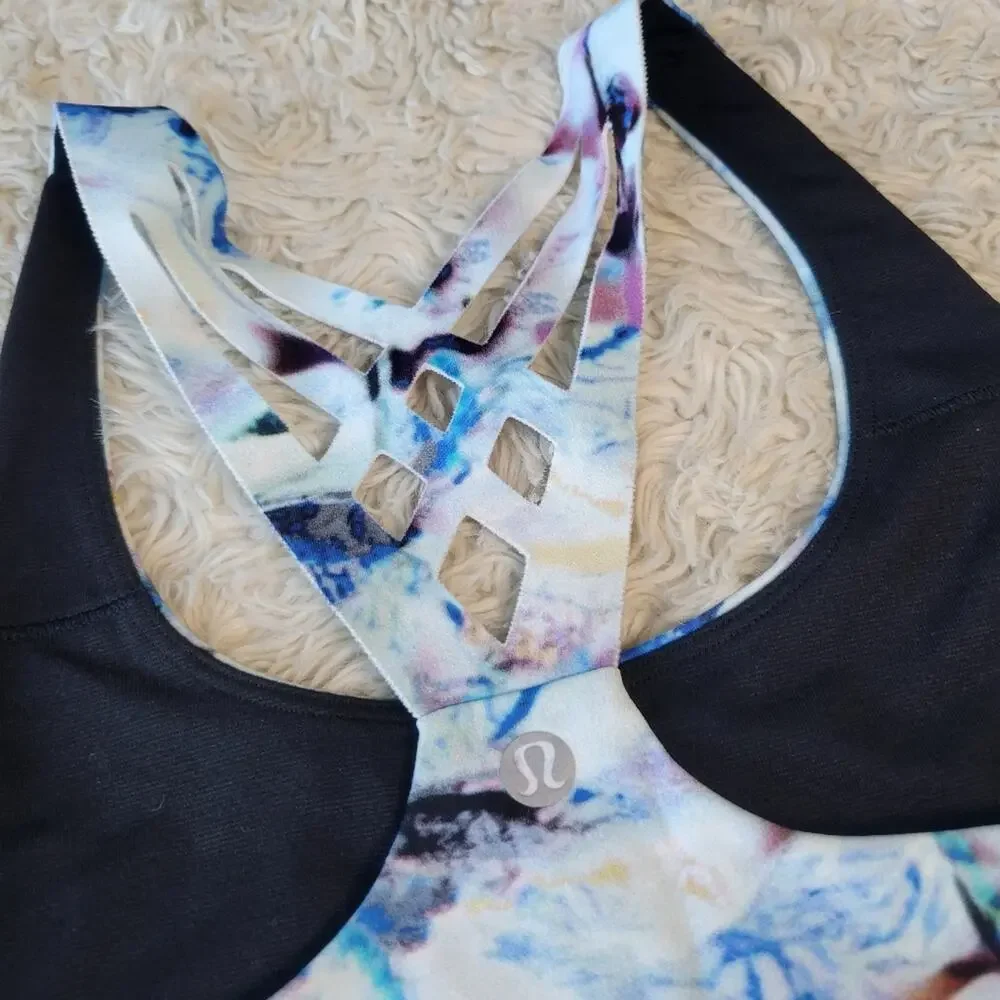 Lululemon Mind Over Miles Bra Exposure Multi size 4